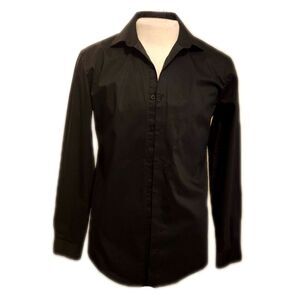Reaction Kenneth Cole Slim Fit black button down dress shirt , 15 32/33